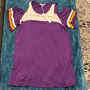NWT she and sky purple dress size medium